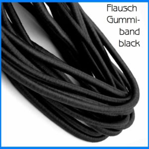 Flausch Gummiband black