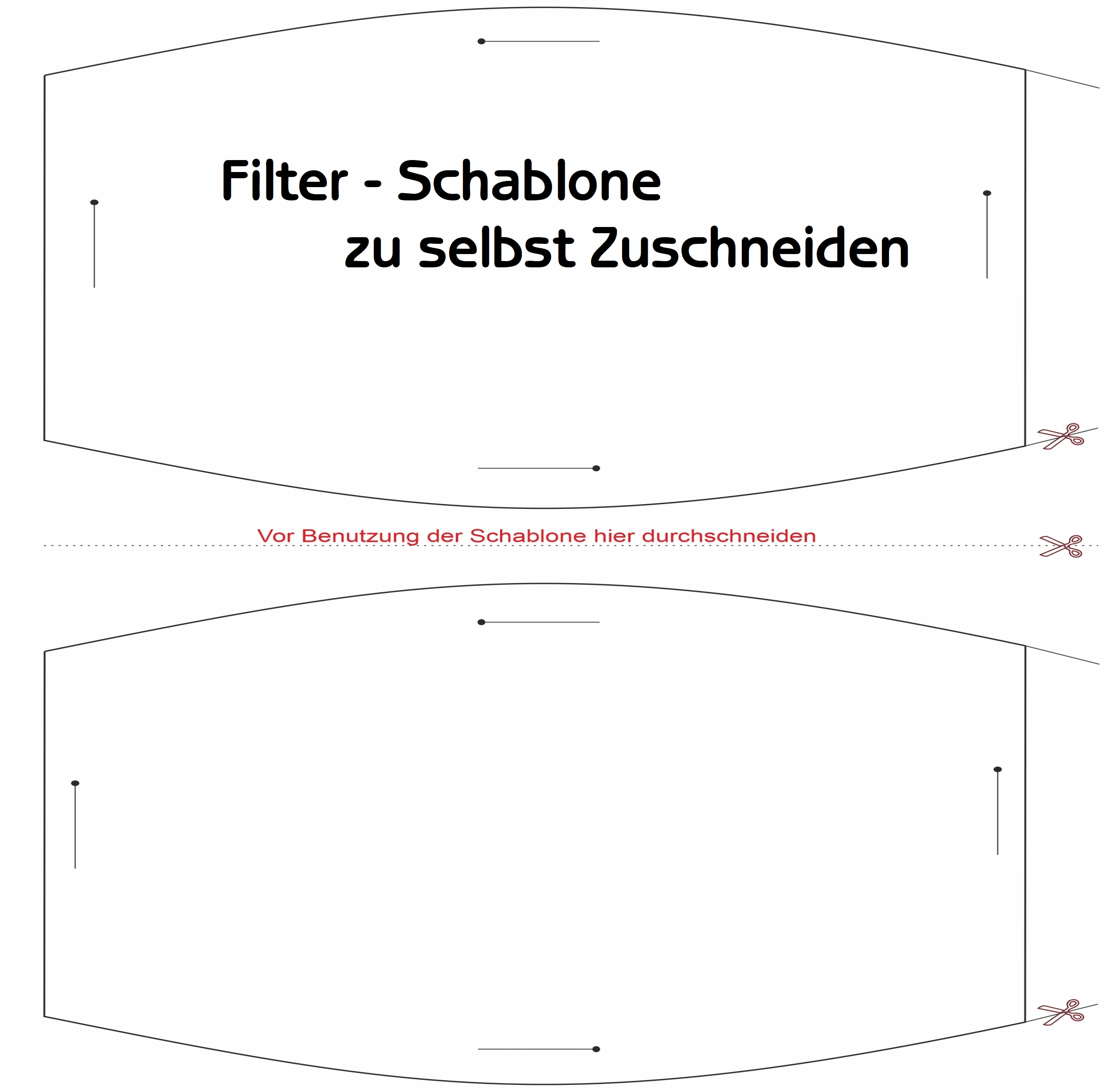 Bild Filter-Schablone Filter Schablone