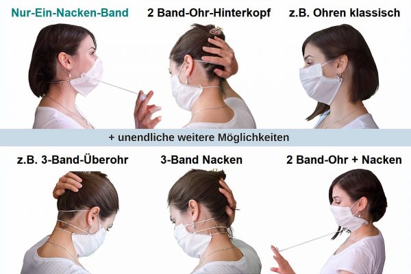 Silkmask einige Tragevarianten